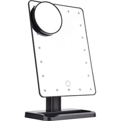Lustro do makijażu Northix - Oświetlenie LED - Bluetooth Lustro do makijażu Northix - Oświetlenie LED - Bluetooth