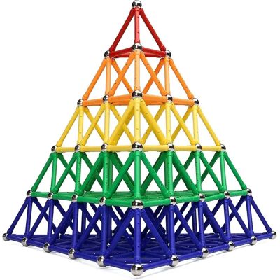 Northix Witka Magnetyczny Zestaw - 200 Elementów - Dla Dzieci Northix Witka Magnetyczny Zestaw - 200 Elementów - Dla Dzieci