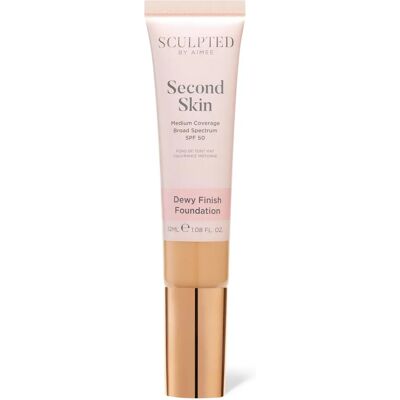 Sculpted By Aimee - Second Skin Dewy Foundation - Medium Golden - 4.25 - Foundation Sculpted By Aimee - Second Skin Dewy Foundation - Medium Golden - 4.25 - Foundation