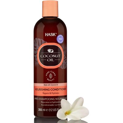 HASK Conditioner Monoi Coconut Oil Nourishing - 355 Ml - Conditione HASK Conditioner Monoi Coconut Oil Nourishing - 355 Ml - Conditione
