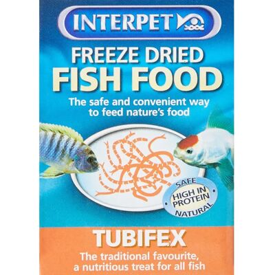Interpet - Freeze - Tubifex Worms - 5g - Fish food Interpet - Freeze - Tubifex Worms - 5g - Fish food