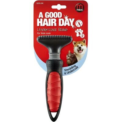 Mikki Undercoat Rake Dog Grooming - Dog Grooming Rake for Thick Coats Mikki Undercoat Rake Dog Grooming - Dog Grooming Rake for Thick Coats
