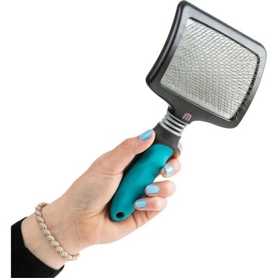 Mikki Mikki Hard Pin Slicker Dog Brush - Dog Brush for Thick Dense Coats Mikki Mikki Hard Pin Slicker Dog Brush - Dog Brush for Thick Dense Coats