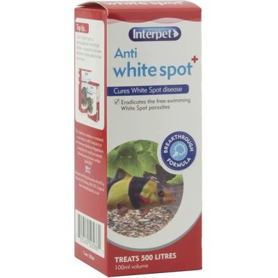 Interpet Treat Anti White Spot Plus Aquarium Treatment - 100ml Interpet Treat Anti White Spot Plus Aquarium Treatment - 100ml
