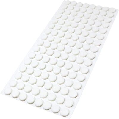 ADSAMM - 128 x feltrini autoadhesivi - Ø12 mm - rond - Viltviltjes ADSAMM - 128 x feltrini autoadhesivi - Ø12 mm - rond - Viltviltjes