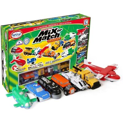 Popular Playthings Magnetisches Fahrzeugset - 7 Fahrzeuge für kreatives Spiel Popular Playthings Magnetisches Fahrzeugset - 7 Fahrzeuge für kreatives Spiel