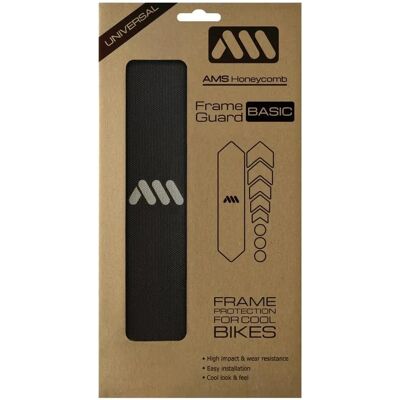 All Mountain Style Schwarz Silber Rahmen Schutz - Fahrradschutz All Mountain Style Schwarz Silber Rahmen Schutz - Fahrradschutz