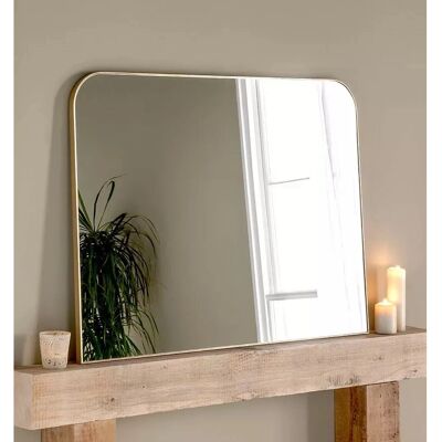 Yearn Larvik Overmantle Wall Mirror - Handmade UK, 80x110cm Yearn Larvik Overmantle Wall Mirror - Handmade UK, 80x110cm