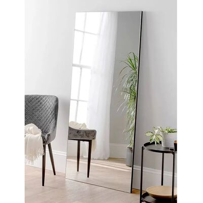 Yearn Black Full Length Frameless Mirror - Mirror Yearn Black Full Length Frameless Mirror - Mirror