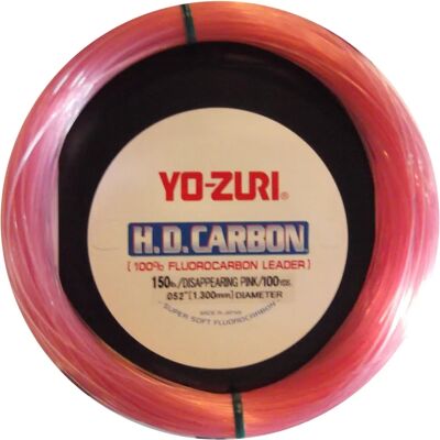 Yo Zuri Hd Carbon Fluorocarbon Line - Pink - 30 M - 100 lb Yo Zuri Hd Carbon Fluorocarbon Line - Pink - 30 M - 100 lb