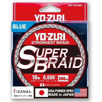 Yo Zuri Duel P.E Line Super Braid - 300YDS, 10Lbs, Bleu Yo Zuri Duel P.E Line Super Braid - 300YDS, 10Lbs, Bleu