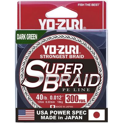 Yo Zuri Duel Modèle - 40Lbs - 0,32mm - Vert - Ligne de pêche - Publicité Yo Zuri Duel Modèle - 40Lbs - 0,32mm - Vert - Ligne de pêche - Publicité