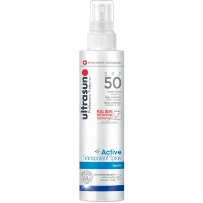 Ultrasun AG Ultrasun Active Transparent Spray SPF 50 - Sonnenschutz Spray Ultrasun AG Ultrasun Active Transparent Spray SPF 50 - Sonnenschutz Spray