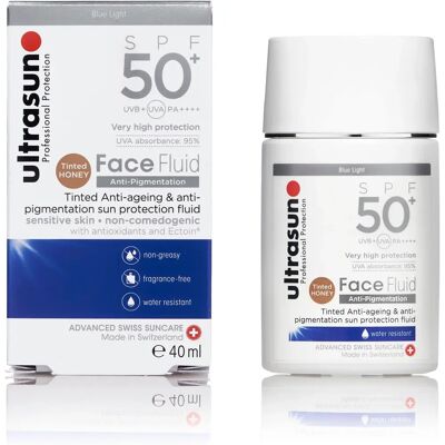 Ultrasun Face Tinted SPF50+ - Face Fluid for Pigmentation Ultrasun Face Tinted SPF50+ - Face Fluid for Pigmentation