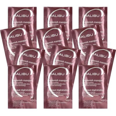 Malibu C Replenish Masque - Masque capillaire pour femmes - Publicité Malibu C Replenish Masque - Masque capillaire pour femmes - Publicité