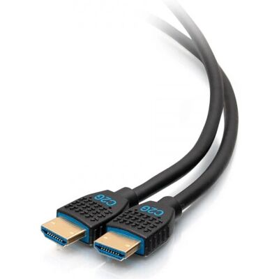 C2G C2G10374 HDMI Cable - 0.5m - Black - High Speed - Male to Male C2G C2G10374 HDMI Cable - 0.5m - Black - High Speed - Male to Male