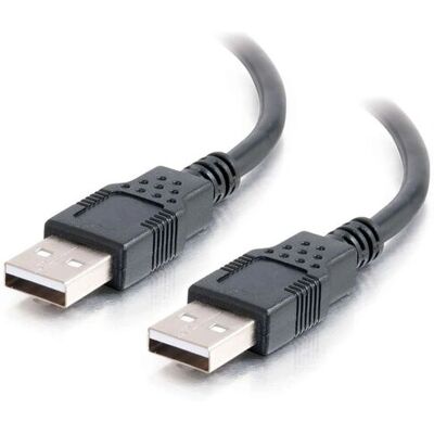 C2G 28106 USB Kabel - USB A naar A - 2m - Zwart - USB 2.0 - Datakabel C2G 28106 USB Kabel - USB A naar A - 2m - Zwart - USB 2.0 - Datakabel