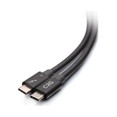 C2G C2G28886 40 Gbit/s Schwarz - USB-C Thunderbolt 4 Kabel C2G C2G28886 40 Gbit/s Schwarz - USB-C Thunderbolt 4 Kabel