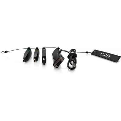 C2G - C2G29888 - MiniDP/DP/HDMI/USB/VGA - video adapter kit C2G - C2G29888 - MiniDP/DP/HDMI/USB/VGA - video adapter kit