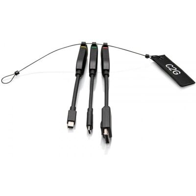 C2G C2G30028 Mini DisplayPort, DisplayPort, USB-C - Videoadapter-Set C2G C2G30028 Mini DisplayPort, DisplayPort, USB-C - Videoadapter-Set