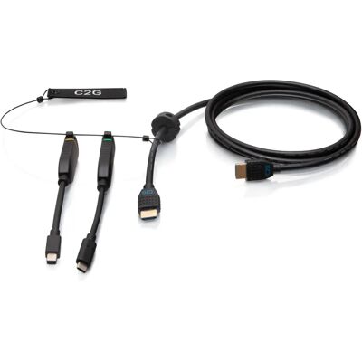 C2G C2G30056 Mini DisplayPort, USB-C 2x HDMI Black - Video Cable Adapter C2G C2G30056 Mini DisplayPort, USB-C 2x HDMI Black - Video Cable Adapter