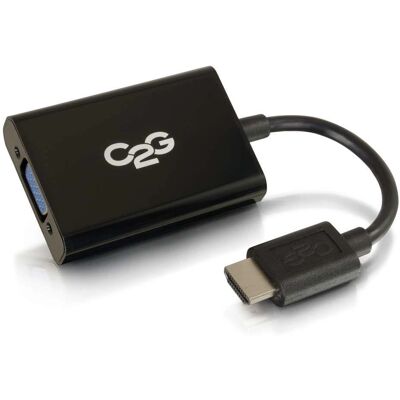 C2G 41351 Video Cable Adapter - 0.2032m HDMI VGA Black C2G 41351 Video Cable Adapter - 0.2032m HDMI VGA Black