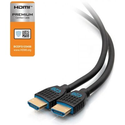 C2G Câble HDMI 4K 6ft avec Ethernet - Noir - Câble HDMI - Publicité C2G Câble HDMI 4K 6ft avec Ethernet - Noir - Câble HDMI - Publicité