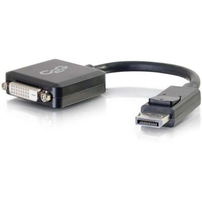 C2G Videokabel-Adapter 0,2 m - DisplayPort auf DVI-D - Schwarz C2G Videokabel-Adapter 0,2 m - DisplayPort auf DVI-D - Schwarz
