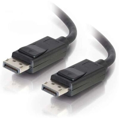 C2G 25ft DisplayPort Cable - 8K Resolution - Black C2G 25ft DisplayPort Cable - 8K Resolution - Black