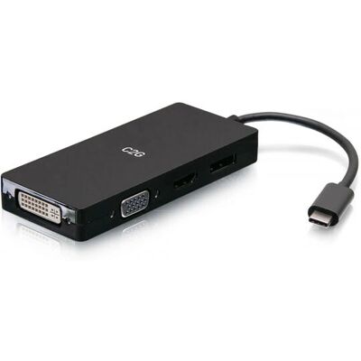 Adaptador de gráficos USB C2G C2G54454 - 4K - Negro Adaptador de gráficos USB C2G C2G54454 - 4K - Negro