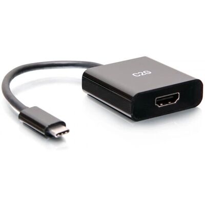 C2G54459 USB-C auf HDMI Adapter - 0,2 m - Schwarz C2G54459 USB-C auf HDMI Adapter - 0,2 m - Schwarz