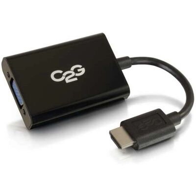 C2G 80501 Videokabeladapter - HDMI VGA Schwarz C2G 80501 Videokabeladapter - HDMI VGA Schwarz