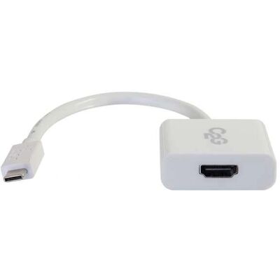 C2G USB-C to HDMI Adapter - White - Supports 4K Video C2G USB-C to HDMI Adapter - White - Supports 4K Video