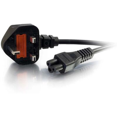 C2G - 80602 - 2 m BS 1363 vers IEC 60320 C5 - Noir - Câble d’alimentation - Publicité C2G - 80602 - 2 m BS 1363 vers IEC 60320 C5 - Noir - Câble d’alimentation - Publicité
