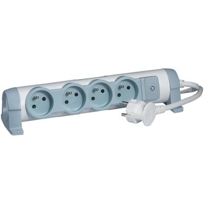 C2G 80816 Rallonge électrique - 3 m - 4 Prises - Intérieur - Gris/Blanc - Publicité C2G 80816 Rallonge électrique - 3 m - 4 Prises - Intérieur - Gris/Blanc - Publicité