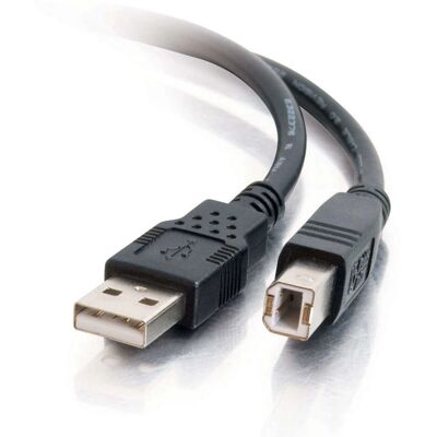 C2G 81567 Câble USB - Noir - USB 2.0 A/B - 3m - Publicité C2G 81567 Câble USB - Noir - USB 2.0 A/B - 3m - Publicité