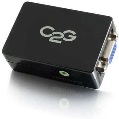 C2G Czarny konwerter HDMI na VGA - 1920x1200 C2G Czarny konwerter HDMI na VGA - 1920x1200