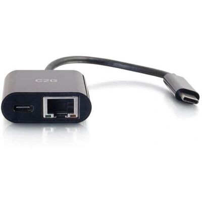 C2G 82408 Dock USB-C - Ethernet & Alimentazione - Nero C2G 82408 Dock USB-C - Ethernet & Alimentazione - Nero