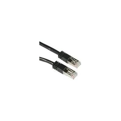 Cavo di rete Cat5e schermato da 3m - Nero Cavo di rete Cat5e schermato da 3m - Nero