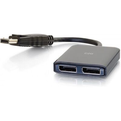 C2G 84291 Adaptador de cable de vídeo - Dual DisplayPort - Negro C2G 84291 Adaptador de cable de vídeo - Dual DisplayPort - Negro