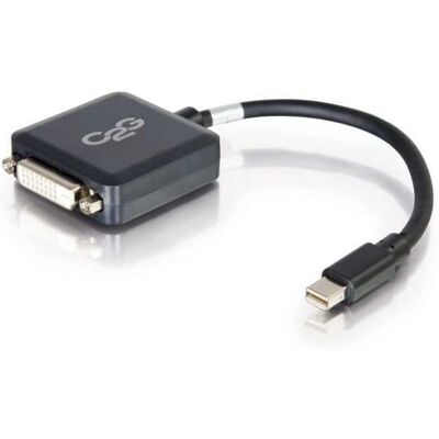 C2G Adaptador Mini DisplayPort a DVI - 0.2m - Negro - Cable de video C2G Adaptador Mini DisplayPort a DVI - 0.2m - Negro - Cable de video