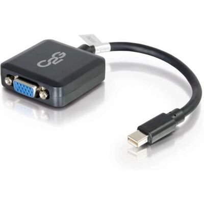 Adaptador C2G Mini DisplayPort a VGA - Negro - VGA - 20cm Adaptador C2G Mini DisplayPort a VGA - Negro - VGA - 20cm