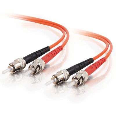 Cavo in Fibra Ottica C2G - 15m - Arancione - Doppio - OM1 - ST-ST Cavo in Fibra Ottica C2G - 15m - Arancione - Doppio - OM1 - ST-ST