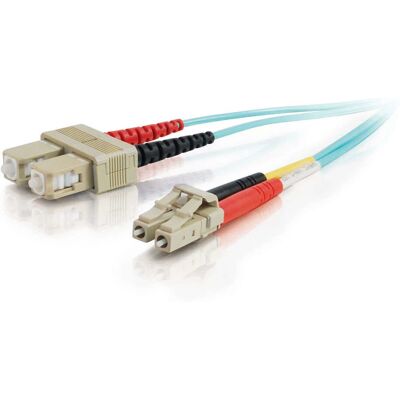C2G 85532 Türkis 2m Glasfaser Kabel - Duplex OM3 C2G 85532 Türkis 2m Glasfaser Kabel - Duplex OM3