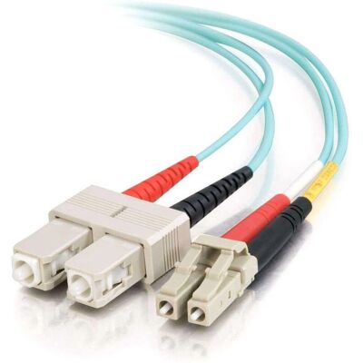 C2G 85534 InfiniBand Glasfaserkabel 5m LC SC Aquamarin C2G 85534 InfiniBand Glasfaserkabel 5m LC SC Aquamarin