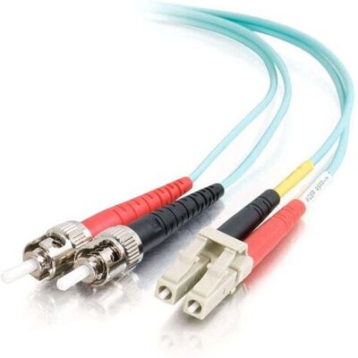 Cavo a fibra ottica C2G 85540 Turchese - 1m - OM3 Doppio Cavo a fibra ottica C2G 85540 Turchese - 1m - OM3 Doppio