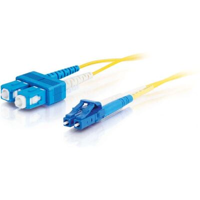 C2G 85588 Gelber Singlemode Glasfaserkabel - 3m - LC zu SC - OFNR C2G 85588 Gelber Singlemode Glasfaserkabel - 3m - LC zu SC - OFNR