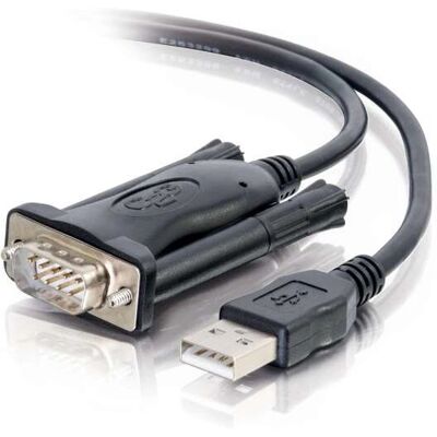 C2G 86887 USB RS-232 Interface Adapter - 1.5m Black C2G 86887 USB RS-232 Interface Adapter - 1.5m Black