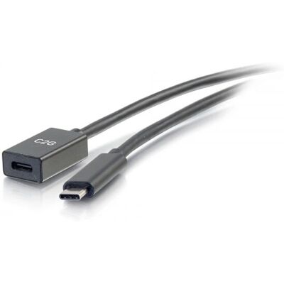 C2G Cable de Extensión USB-C a C 3.1 (Gen 2) - Negro C2G Cable de Extensión USB-C a C 3.1 (Gen 2) - Negro