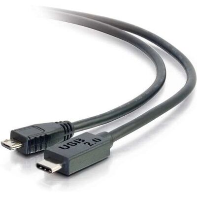 C2G Micro B USB Cable - 2m, USB 2.0, Black - Data Cable C2G Micro B USB Cable - 2m, USB 2.0, Black - Data Cable